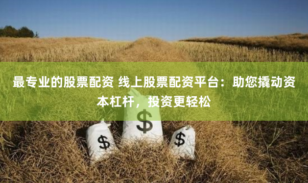 最专业的股票配资 线上股票配资平台：助您撬动资本杠杆，投资更轻松